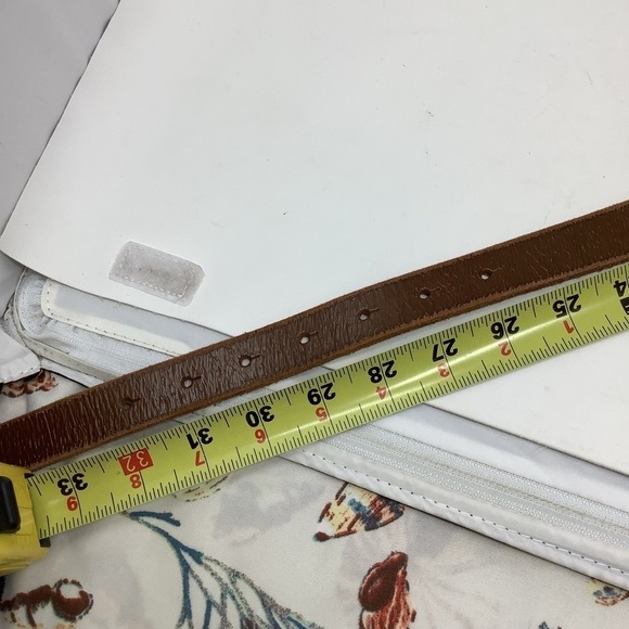 J. Crew Brown Leather Belt Size Small Genuine Leather - Picture 7 of 8